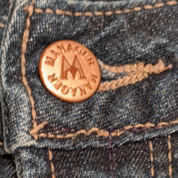 VTG Dark-Wash Blue Jeans - Picture 2 of 6